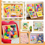 Wooden Art Panels for DIY Painting - Mother's Day Gifts, Christmas Crafts & Home Décor | 6x8 Inch Canvas Wood Boards, Unfinished Wooden Canvas for Adults & Kids (6-Pack)