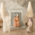 Angel Nativity Scene Molds - Jesus, Maria, Angel & Nativity Designs - Resin Casting & Silicone Molds for Candle Making & Home Decor Wave Candle Mold