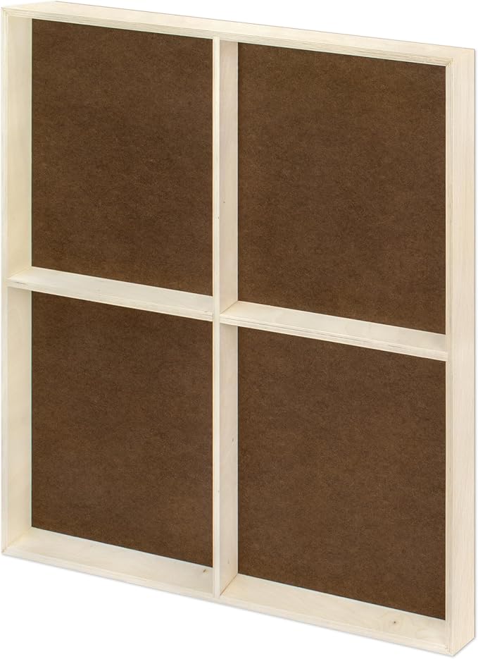 Ampersand Art Supply Wood Painting Panel: Museum Series Claybord, 48" x 48", 2" Cradled Profile