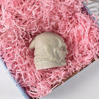 Skull Head Candle Mold - Resin Casting Silicone Molds for Home Decor & Candle Making Wave Spiral Mold