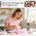 HIQILI Strawberry Fragrance Oil for Diffuser Use, Great for Candle, Soap, Body Butter Making, DIY Fruity Scent Perfume - 1 Fl Oz