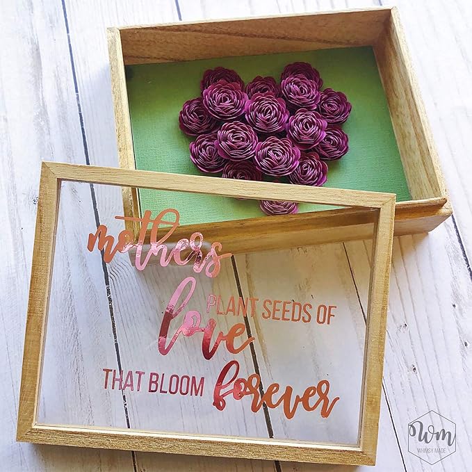 TECKWRAP Rose Gold Chrome Vinyl Wrap Metallic Permanent Vinyl 1ftx5ft