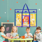 30 x 24 Inch Art Portfolio Case, Portfolio Folder for Artwork, Posters Storage Bag with Pocket and Handle Waterproof Art Portfolio Bag for Poster, Scrapbook, Keepsake and Bulletin Board