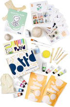 Pott'd Air Dry Clay for Adults. Beginners Home Pottery Kit for Adults. DIY Craft Kit for Adult. Kit Includes: Air-Dry Clay for Adult, Tools, Paints, Brushes, Sealant, How-to-Guides