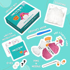 Penguin Crochet Kit | for Beginners, Couples, Date Night, Kids, Adults, Anime, & Animal Lovers | DIY Gift Kit | Instructions, Yarn, Hook, Pattern, Video & Written Tutorial | Arts & Crafts for Adults