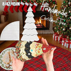 Christmas Tree Quilting Templates, 8/10/12inch Handmade Christmas Tree Sewing Pattern Template, DIY Sewing Pattern Template Ruler Tool for Home Sewing Enthusiasts, Xmas Decor Gift (8in)