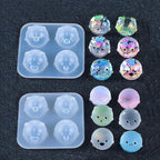 Resin Casting Silicone Mold for Candle Making, Home Decor, 3D Animal and Clay - Resin Making Molds