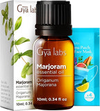 Gya Labs Marjoram Essential Oil - 0.34 Fl Oz - for Hair, Skin, Diffuser, Aromatherapy & DIY Candle Making Scent