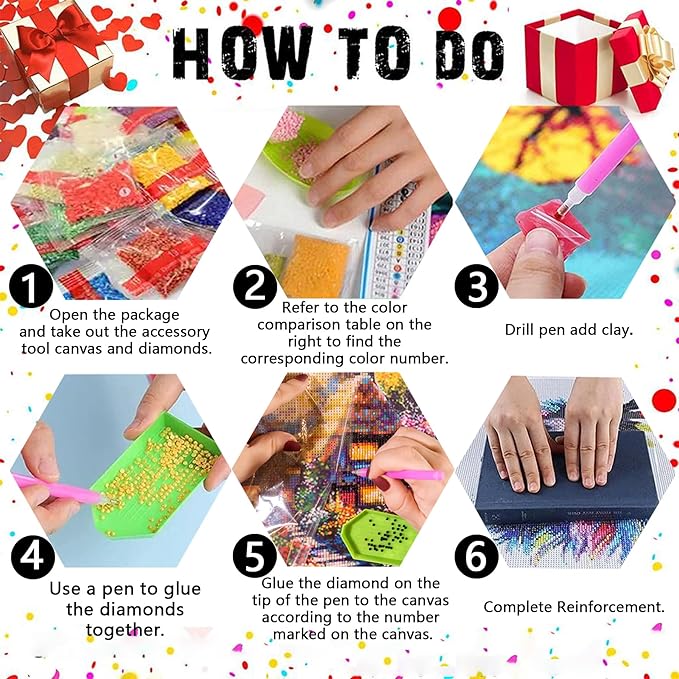 Old Couple Diamond Painting Kits for Adults, 5D Diamond Art Painting by Numbers Kits, DIY Couple Diamond Dots Art Kits, Full Round Drill Diamond Art Kits for Adults for Home Wall Decor, 14x14 inch