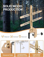 BKALEME Pottery Throwing Gauge, 2 Ways to Install, Compact Clip-on Pottery Throwing Stick, Pottery Ceramics Clay Tool for Making Repeat Forms, for Pottery Wheel & Forming Machine