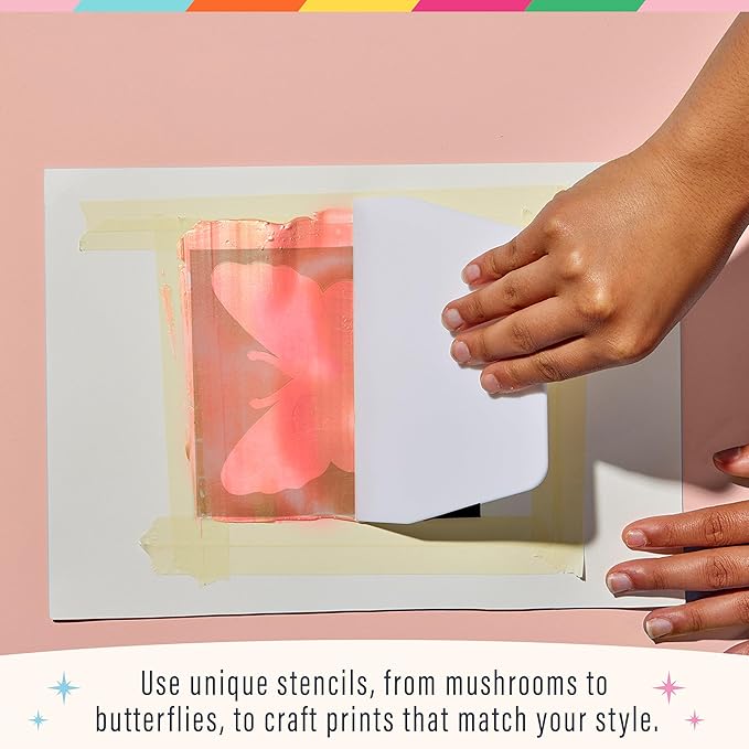 Bright Stripes Ultimate Arts & Crafts Kit for Kids – All-in-One Crafting Station for Beginners & Experienced Crafters | Creative DIY Supply Set for Ages 6+