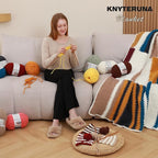 #6 Super Bulky Blanket Yarn for Crocheting - 4 Skeins(Each 10.5oz/300g, 220yds/201m), Chunky Chenille Thick Plush Big Soft Yarn for Crocheting Knitting Blankets, Pure White