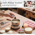 HIQILI Geranium Fragrance Oil for Home Diffuser, Relaxation, Essential Oil for Candle & Soap Making, Long-Lasting Scents, Car Freshies - 1 Fl Oz