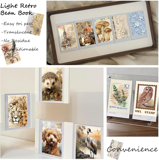 Washi Stickers, 12 Sets 600 Pcs Aesthetic Sticker Book for DIY Journaling, Journaling Supplies for Bullet Journal Art Diary Card Craft Gifts Planner Notebook