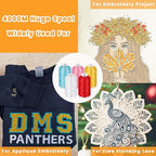 New brothread - Single Huge Spool 4000M Each Polyester Embroidery Machine Thread 40WT for Commercial and Domestic Machines - Christmas Pink