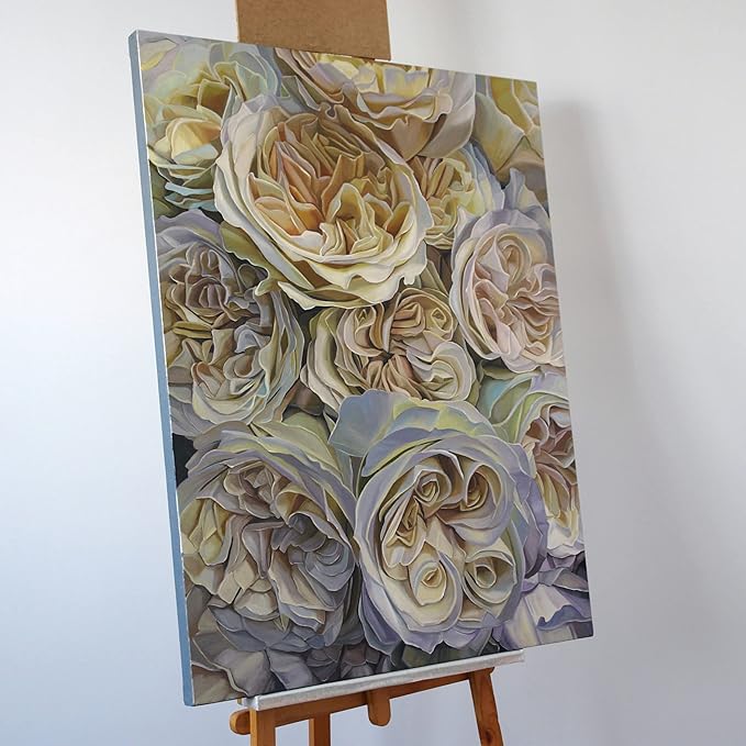 Falling in Art Unfinished Birch Wood Panels Kit for Painting, Wooden Canvas 2 Pack of 24”x30” Studio 1” Deep, Cradle Boards for Pouring, Art, Crafts, Burning and More