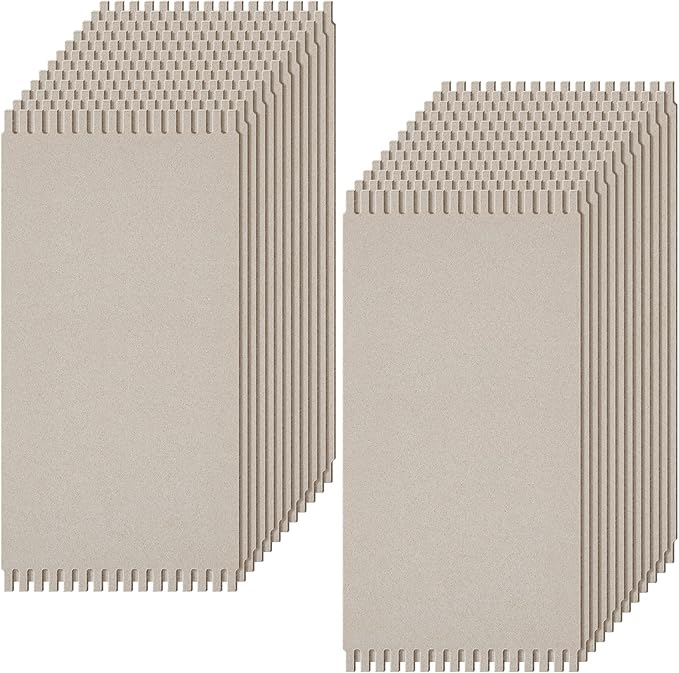 Pajean 24 Pack Cardboard Weaving Looms Weaving Wide Notch Loom Boards Loom for Beginners Knitting Sewing Crochet Basket Jewelry Arts Crafts, 6-1/2 x 13 Inch