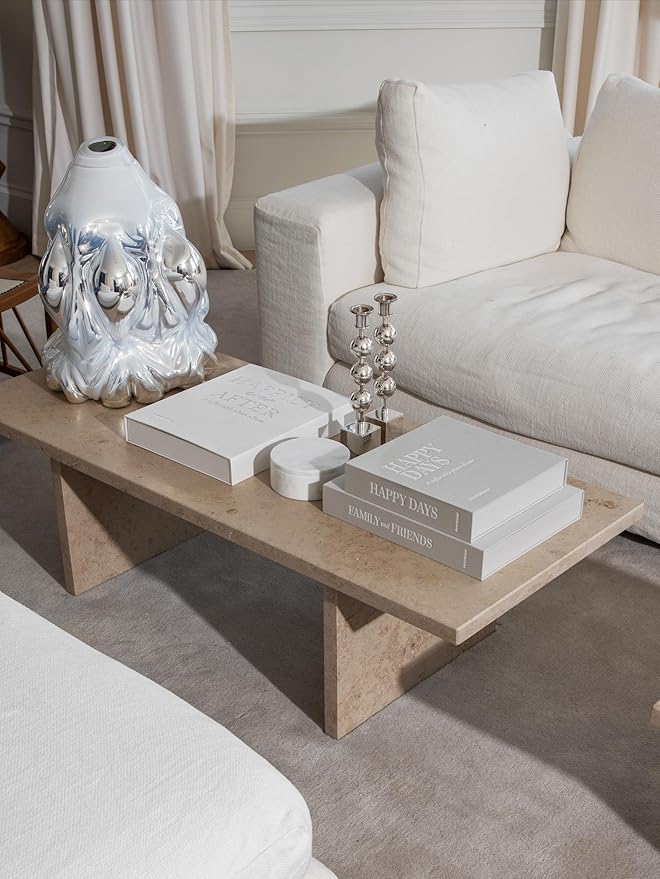 Printworks Family and Friends Photo Album – Elegant Beige Coffee Table Book for Photos and Notes – Large 30-Page Keepsake Memory Book – Thoughtful Gift Idea