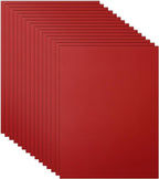 100 Sheets Christmas Red Cardstock 8.5 x 11 Certificate Paper, 75lb Heavyweight Craft Paper Card Stock for Wedding Invitations, Office Printing, Memus, DIY Cards Making, Anniversary Card
