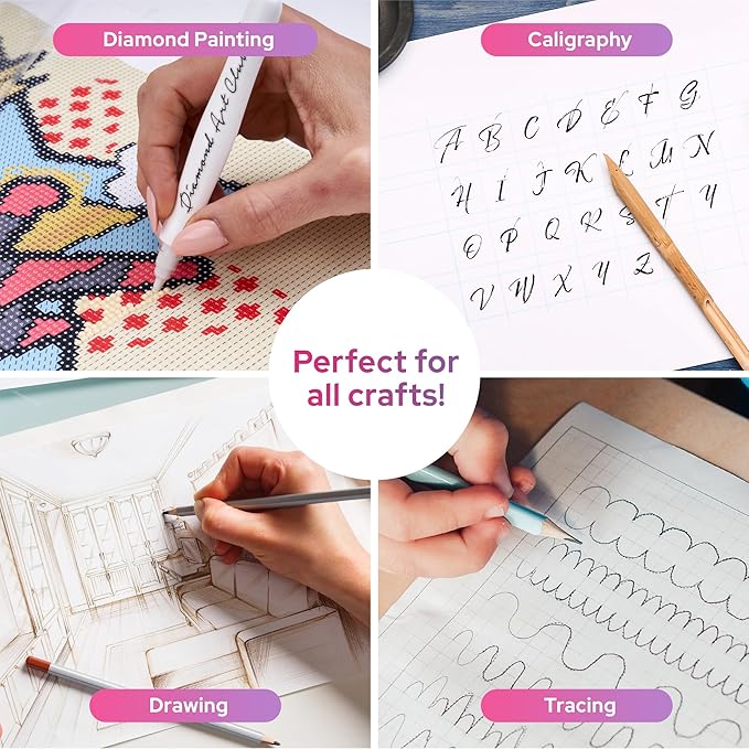 DIAMOND ART CLUB A3 Light Pad, USB LED Light Board for Diamond Painting and DIY Crafting, 5D Diamond Art Tools and Accessories, 16.6" x 13.5"