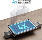 Longer Nano Slide Extension for Nano Series – Expands Laser Engraving Area to 120x330mm, Longer Laser Engraving & Cutting for Laser Engraver, Includes 5 Clamps for Enhanced Stability