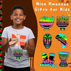 JULMELON 36 PCS Kwanzaa Crafts for Kids, Kwanzaa Magic Rainbow Scratch Art Paper Cards Kwanzaa Gifts for Students School Classroom Activities DIY Crafts Party Favors