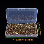 1100PCS 4mm Bicone Crystal Glass Beads for Jewelry Making, Sparkling Mini Beads for Suncatchers, DIY Bracelets & Craft Projects (Coffee Gold)