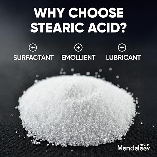 4.3 LB Stearic Acid for Candle Making, Soap Making, Lotion Making and Cosmetics - Vegetable Based