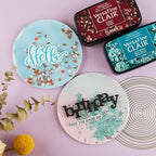 10 Pack Flat Shaker Covers for Card Making - 3inch Round Clear Plastic Transparent Shaker Creator Acetate Sheets for Arts & Crafts Projects DIY Scrapbooking Supplies