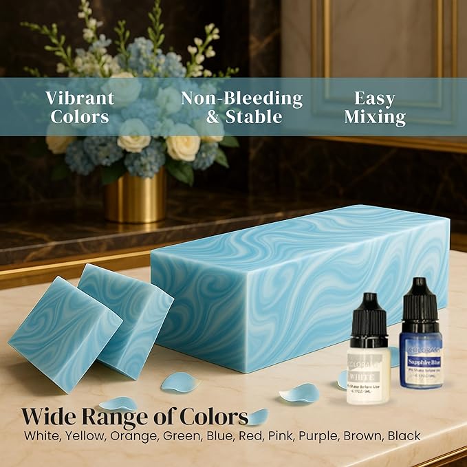 Soap Making Kit for Beginners | 6LBS Melt & Pour Soap Base - Shea Butter, Clear Glycerin & Goat Milk, All-in-one Soap Kit w/Molds, Fragrances, Colors, Soap Making Tools & Supplies for Adults (Deluxe)