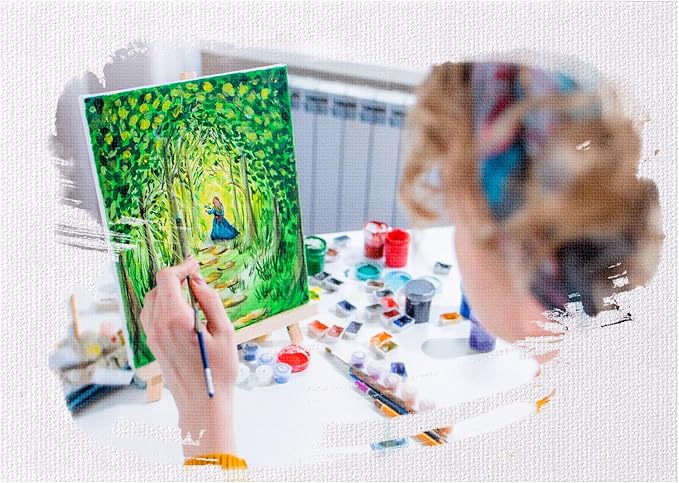 100 Pack Bulk Painting Canvas Panels, Classroom Value Pack Art Canvas, Small Canvases for Classroom Students, Painting Hobby Painters Using (8 x 10 Inch)