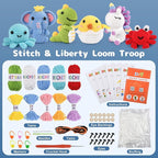 MINGOMINGO Crochet Kit for Beginners - 6 Pack Animals Amigurumi, Craft Knitting Crochet Starter Kits with Step-by-Step Video Tutorials - Animals Knitting Kit (40%+ Yarn)