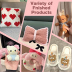 Chunky Chenille Yarn for Crocheting - 100g/3.5oz Baby Blanket Yarn for Crocheting Soft - 87 Yards Fluffy Thick Plush Yarns for Knitting Blankets Amigurumi (1, Light Purple)