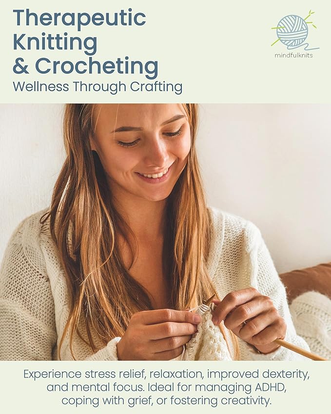 mindfulknits Premium Straight Single Pointed Beech Wood Knitting Needles – Size US 13, 9mm – 35cm Length – Knitting Supplies for Relaxation & Stress Relief (US 13, 9mm)