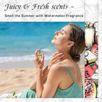 HIQILI Watermelon Fragrance Oil for Candle & Soap Making, DIY Fruity Perfume, Bath Bombs, Long-Lasting Diffuser Oil, Skin Care - 5.07 Fl Oz