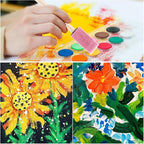 1" Foam Paint Brushes - 100 Pack, 1-Inch Painting Sponges - Premium Foam Brushes - Lightweight & Durable - Sponge Brush Ideal for Painting, Crafting, Acrylics, Stains, Varnishes (Pink)