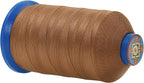 Mandala Crafts Bonded Nylon Thread - Russet Brown Heavy Duty Sewing Threads - 1100 YDs Size 92 280D T90 Tex 90 for Leather, Jeans, Weaving, Outdoor, Marine, Upholstery