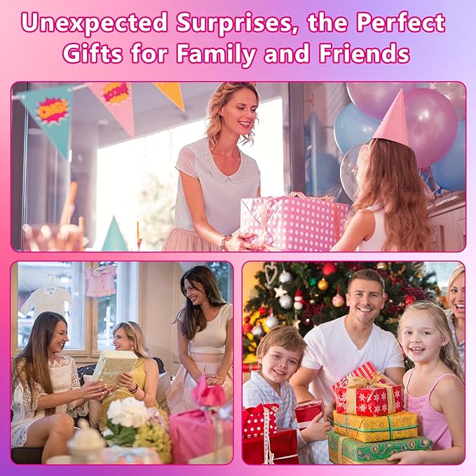 24Pack Stretched Canvas for Painting, 100% Cotton Art Canvases with Easel for Painting, 5/8 Inch Profile 8 Ounce Acid-Free Painting Canvas Supplies for Acrylics,Oils & Other Painting Media - 10cm