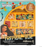 Fashion Angels Disney Moana 2 Tropical Tide Jewelry Design Kit, Includes Assorted Beads & Charms, Makes 10+ Nautical Bracelets, Fun Craft for Kids Ages 8+