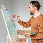 DUGATO Artist Paint Brush Set (10 Sizes) - Fine Tip Round Synthetic Brushes for Watercolor, Acrylic, Gouache, Oil Painting & Crafts - Professional Quality Art Supplies