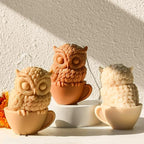 Owl Animal Resin Mold - Resin Casting Silicone Molds for Home Decor & Candle Making Wave Spiral Mold
