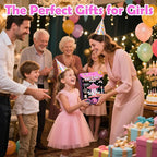 FUNNYB&G Foil Art Craft for Kids - Christmas Crafts Gift Party Favors Stocking Stuffers for Kids Art Supplies Creative Birthday Gift Travel Toys for Girls Boys 4 5 6 7 8 9 Years Old(Amusement Park)