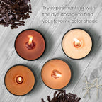 Brown Candle Dye 2oz for Soy Candle Making – Highly Concentrated Candle Wax Dyes – Candle Shop Premium Color Dye Chips for Soy Wax, Beeswax, Paraffin