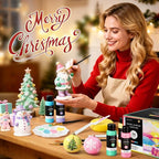 52 PCS Pastel Acrylic Paint Set with 12 Brushes, 2 Knives & Palette, 36 Colors (2oz/60ml) Art Craft Paint for Adults Kids Artists Beginners, Canvas Ceramic Rocks Wood Painting Kit Art Supplies