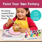 ROHSCE Ceramic Pottery Wheel Kit, Clay and Painting Set for Kids Creative Art Toys