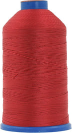 Mandala Crafts Bonded Nylon Thread Red Heavy Duty Sewing Threads - 1100 YDs Size 92 280D T90 Tex 90 Thread for Leather Jeans Weaving Outdoor Marine Upholstery Threads
