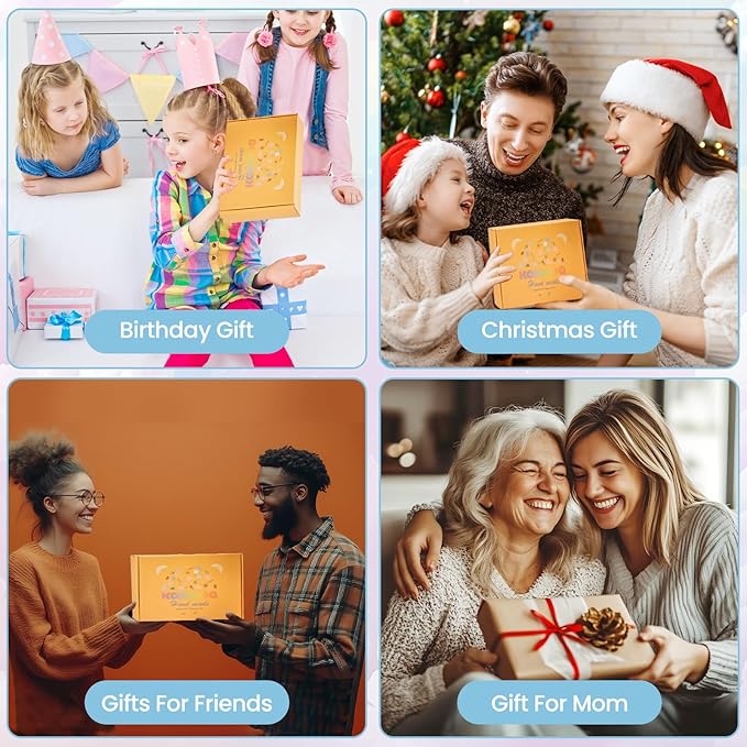 Crochet Kits for Beginners - Handmade craft Diy Knitting Set with Yarn,Hooks,Video Tutorials - Nice Gifts for Adults,Women - Cute Pricess Wallet Coin Change Purses Storage Bag Pouch(2pcs) (blue)