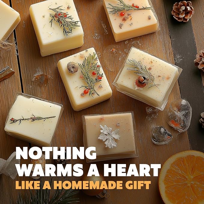 5Lb Oatmeal Soap Base - Bulk Melt and Pour Organic Soap Making Supplies - SLS/SLES Free, No Palm Oil, All Natural - Perfect for DIY Projects, Gentle on Skin, Moisturizing