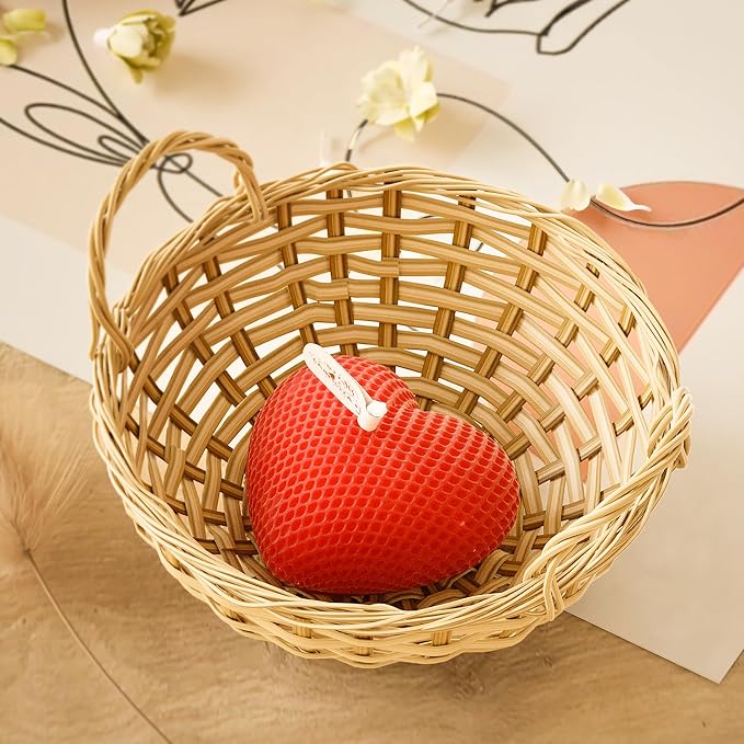 3 Pack Heart Candle Molds Love Resin Mold - Resin Casting Silicone Molds for Home Decor & Candle Making Wave Spiral Mold