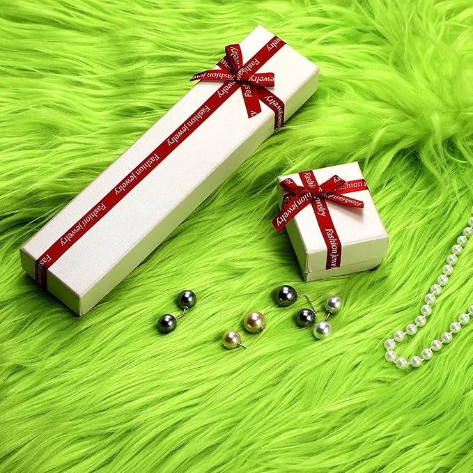 Tatuo 60 x 18 Inch Green Faux Fur Fabric Christmas Fluffy Fuzzy Craft Fake Fur Cuts Shaggy Synthetic Plush Patch Sewing DIY Winter Halloween Costume Gnome Beard Miniature Dolls Rugs Mats Gift
